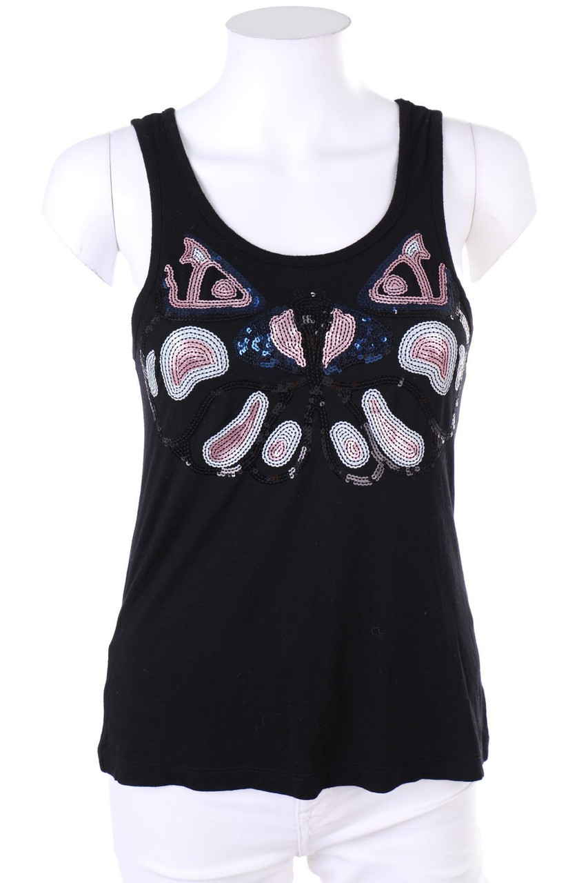 MANGO - Tanktop mit Pailletten - XS
