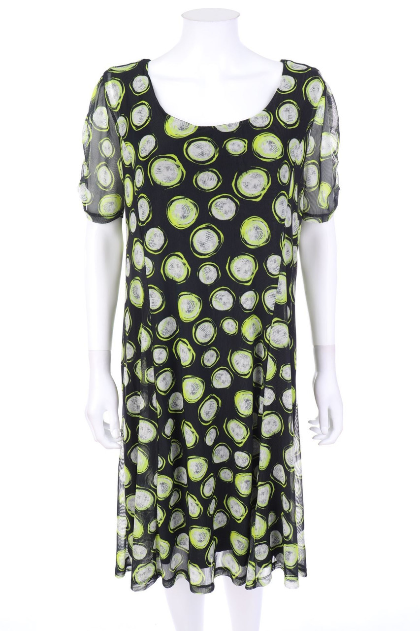 Ohne Label - Midikleid mit Punkten - D 38