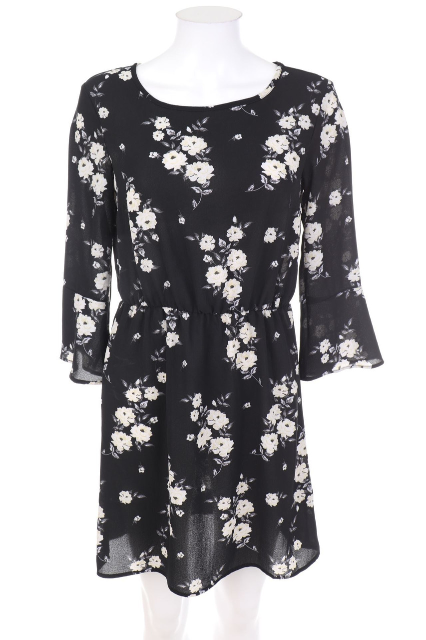 H&M DIVIDED - Minikleid mit Blumen-Print - D 34