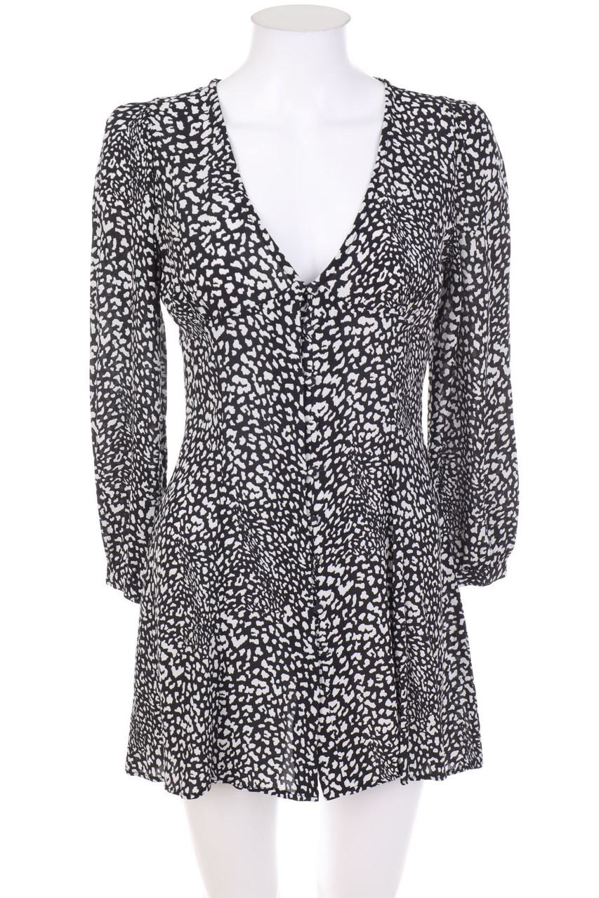ZARA - Minikleid mit Animal-Print - S