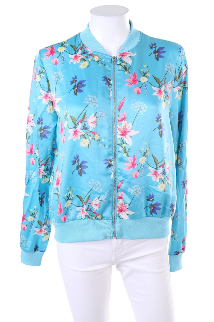 Janina - Blouson-Jacke mit Blumen-Print - D 36