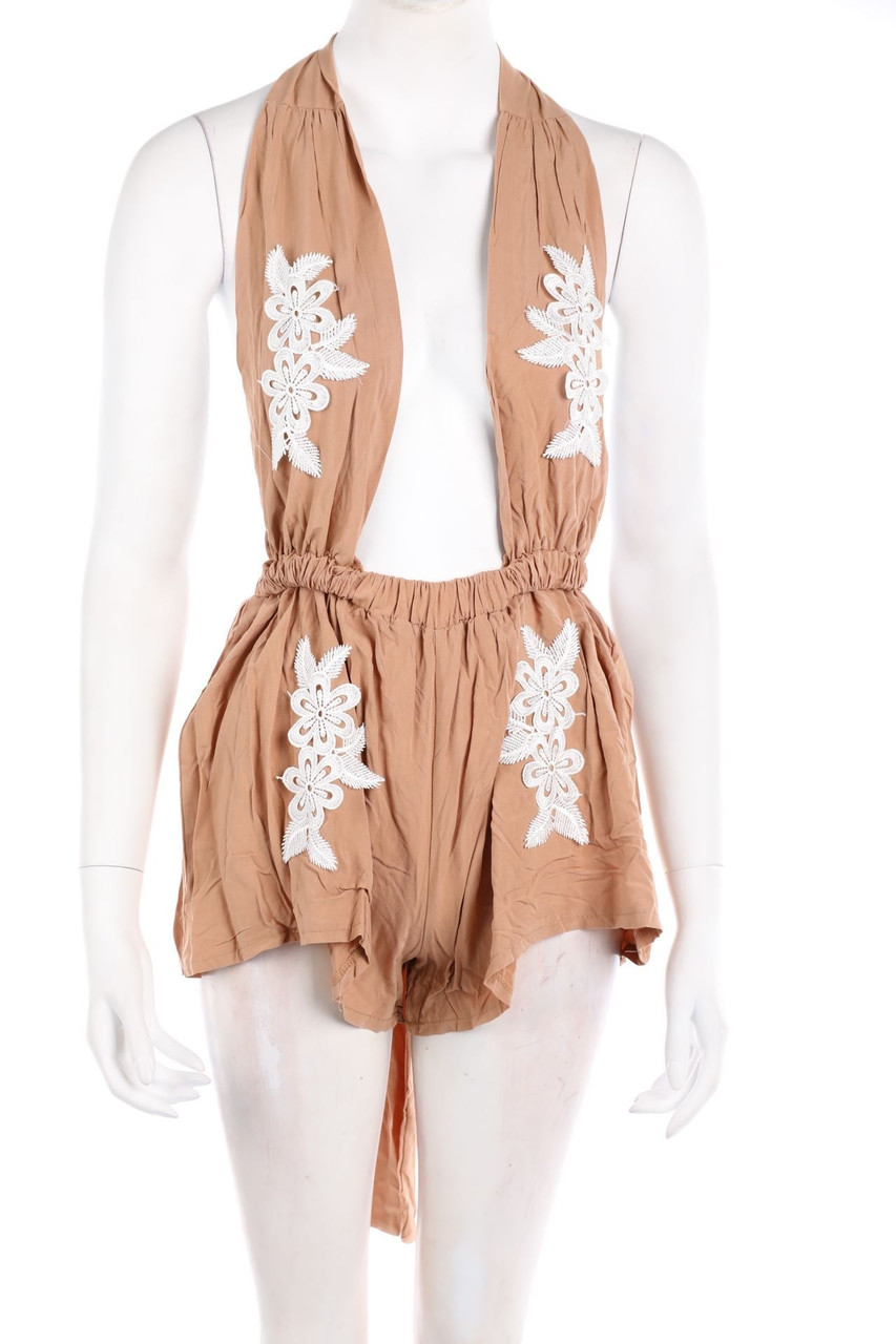 ZAFUL - Latz-Shorts mit Spitze - S