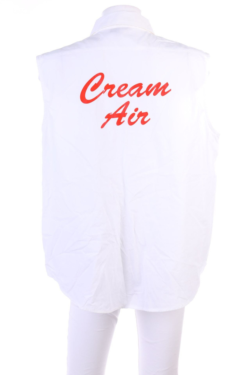 asos - ärmellose Hemd-Bluse mit Print - D 44