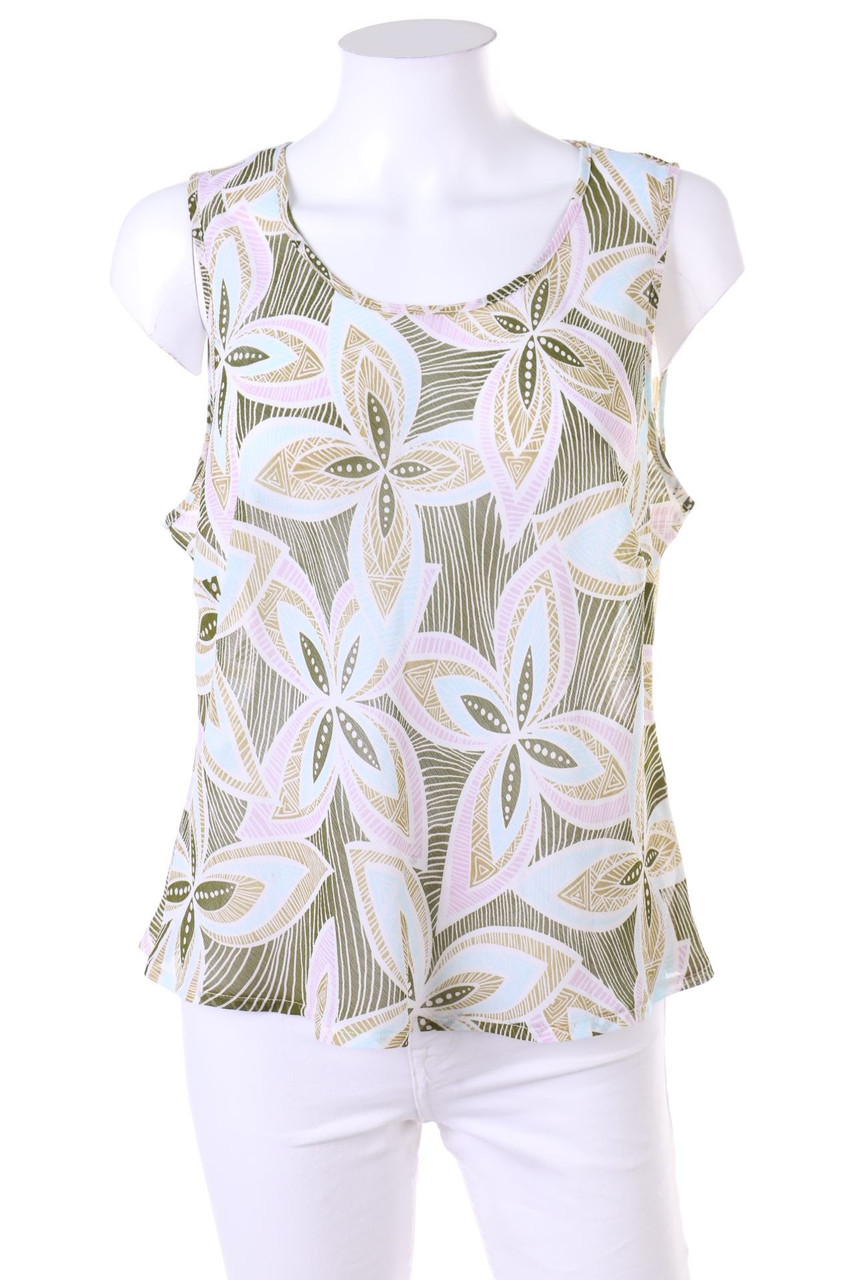 JÖRG PETERSON - Blusentop mit Blumen-Print - D 42