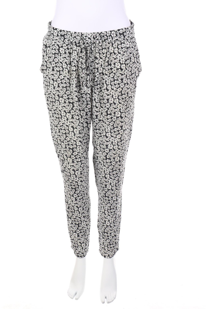 MANGO - Jogger-Hose mit Blumen-Print - S