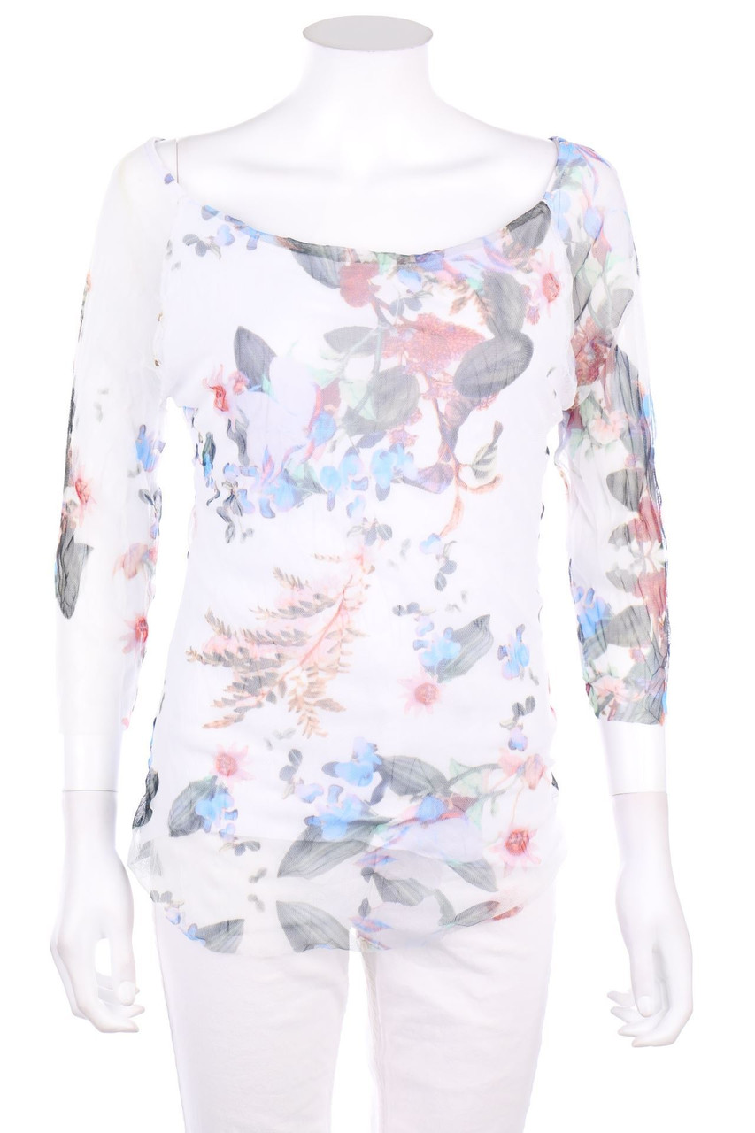 NUNA LIE - Bluse mit Blumen-Print - M