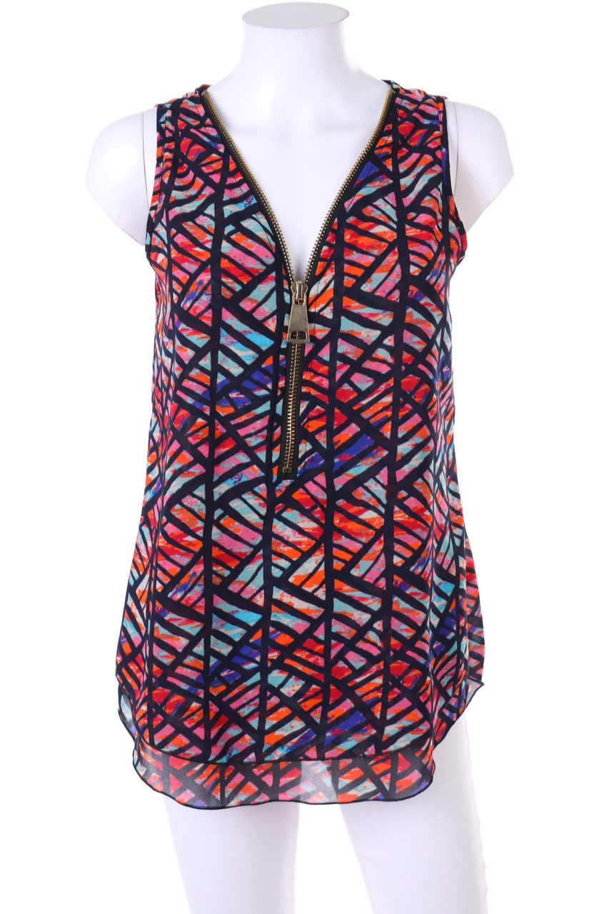 COLLOSEUM - Blusentop mit Geo-Print - XS