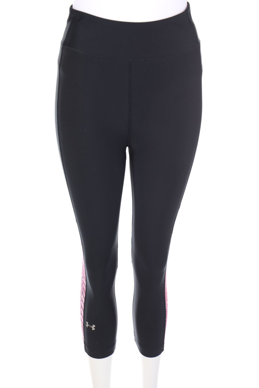 UNDER ARMOUR - Cropped-Sport-Leggings mit Animal-Print - M
