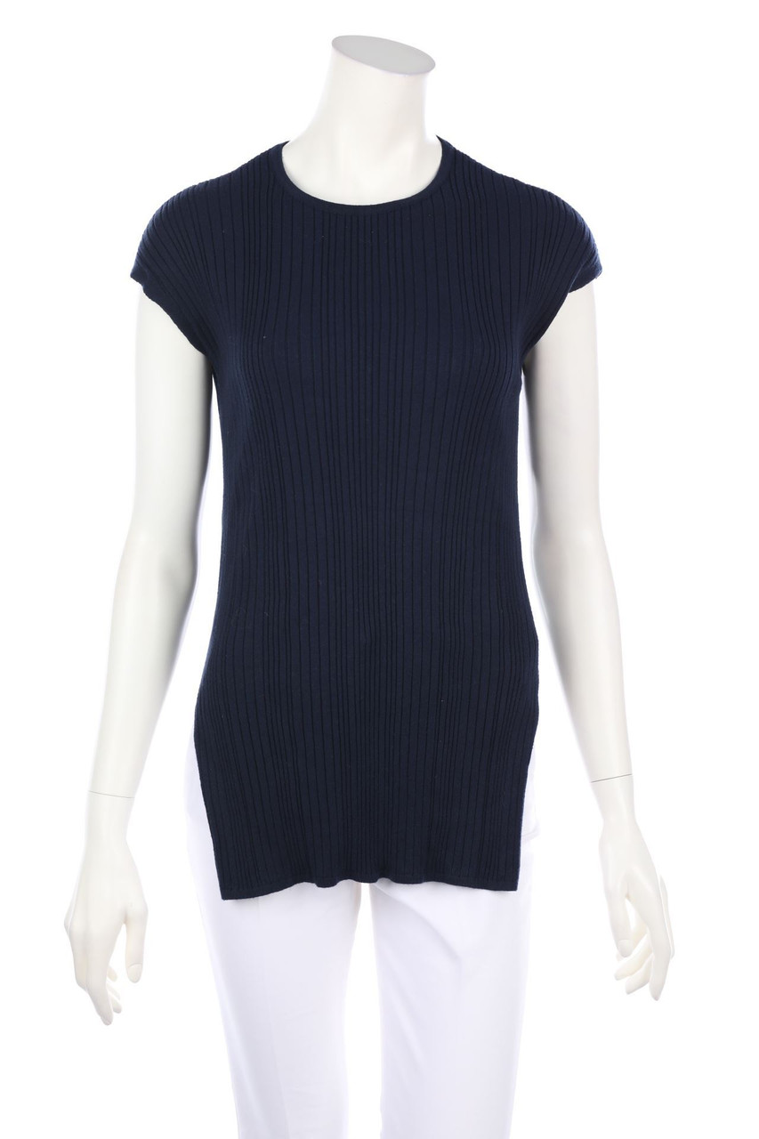 Max Mara - Strick-Top mit Schlitz - S