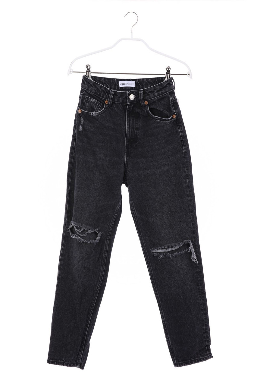 ZARA - Destroyed-Mom-Jeans - D 30