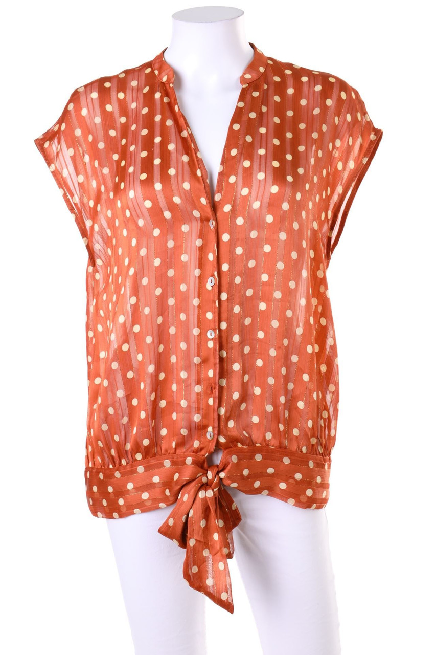 promod - Blusentop mit Punkten - XL