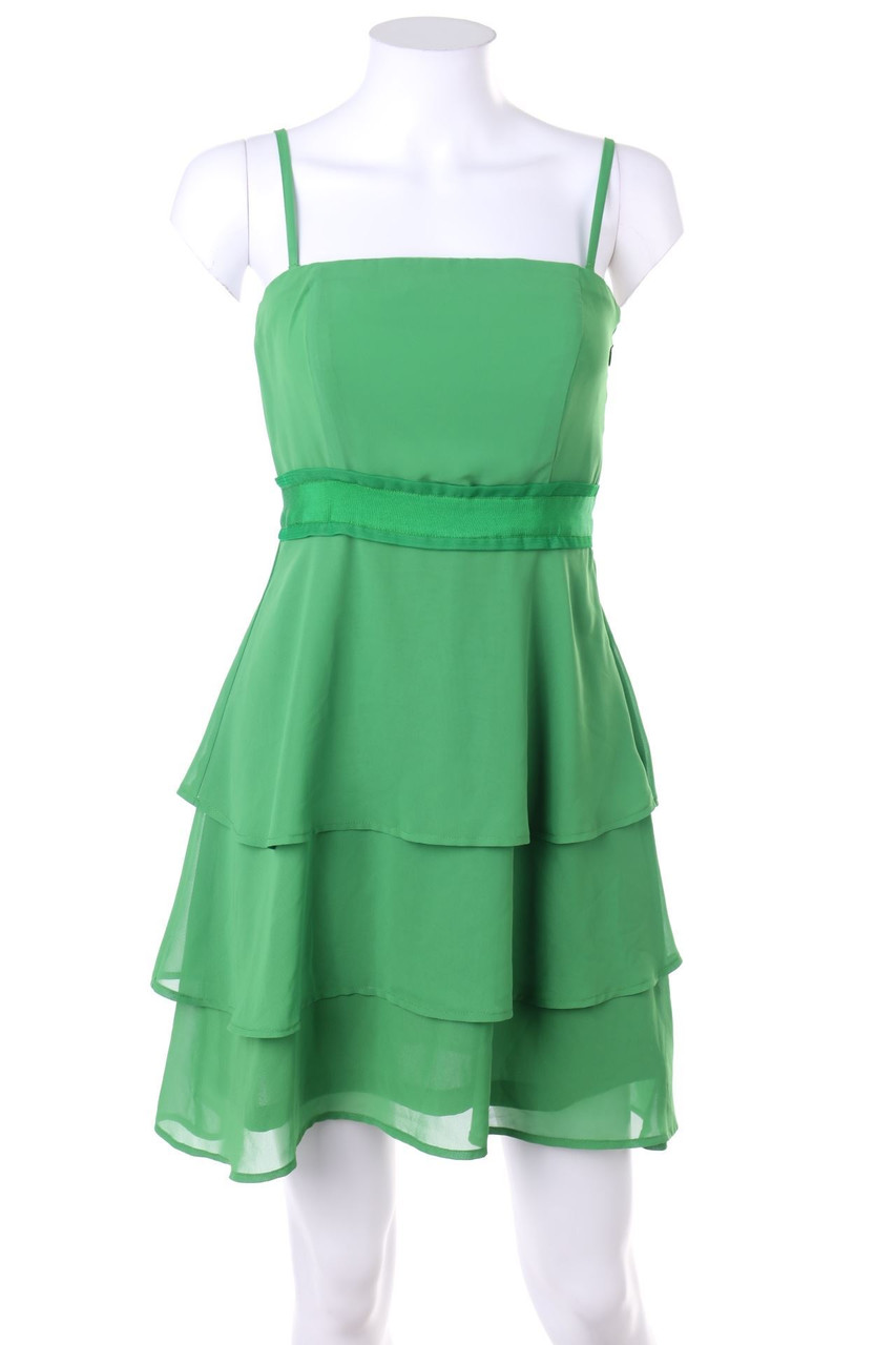 ESPRIT - Chiffon-Kleid mit Volants - D 34