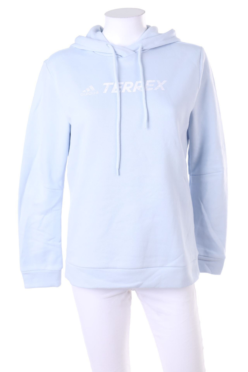 adidas TERREX - Kapuzen-Pullover mit Logo-Print - S