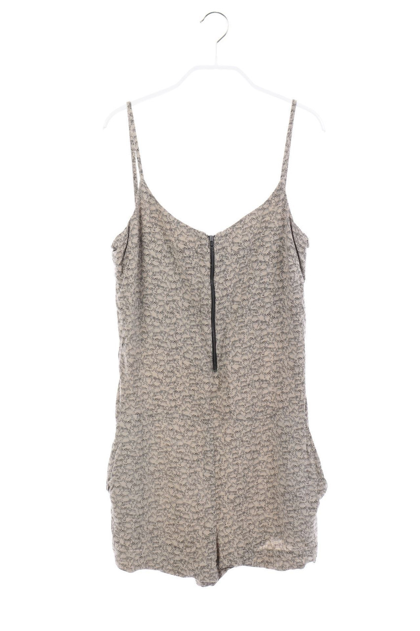 OYSHO - Playsuit aus Viskose mit Animal-Print - S