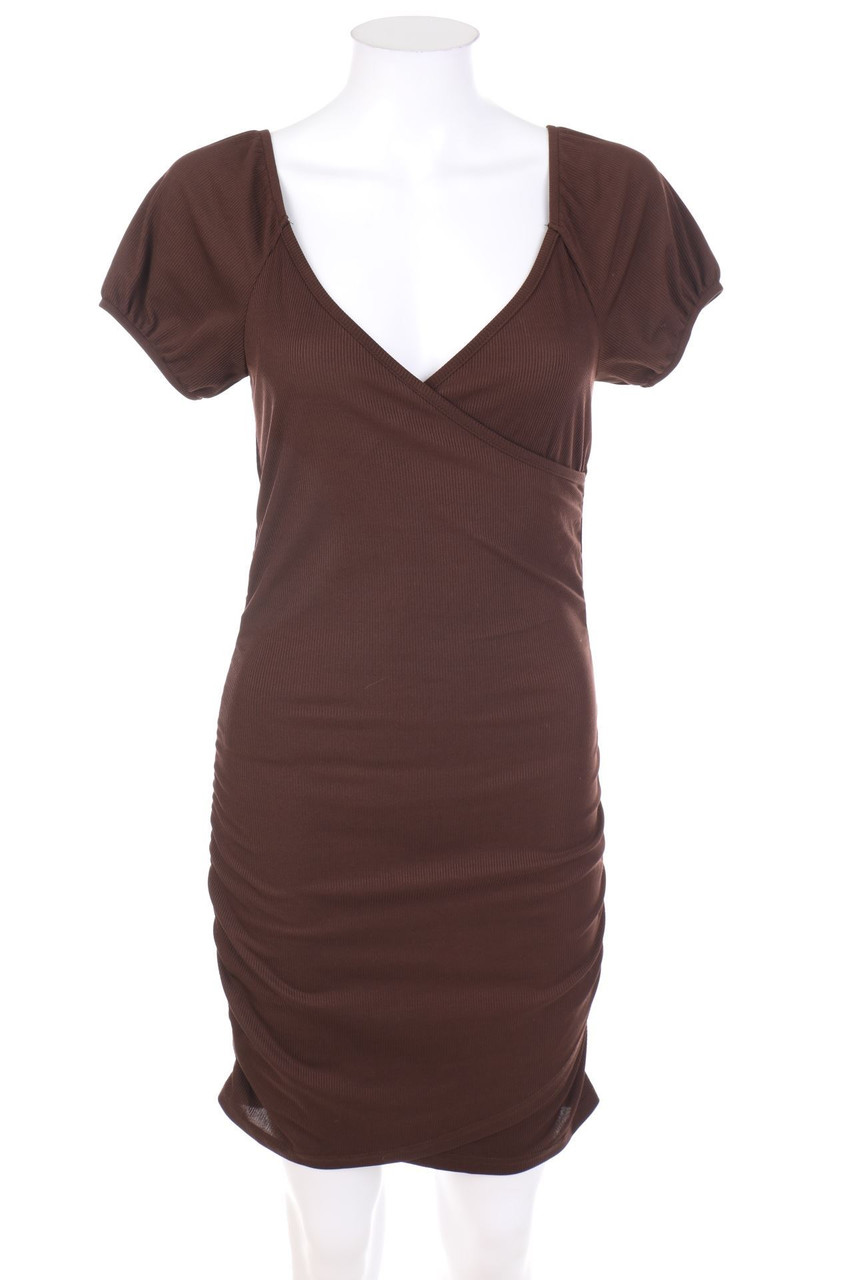 SHEIN - Minikleid mit Raffungen - M