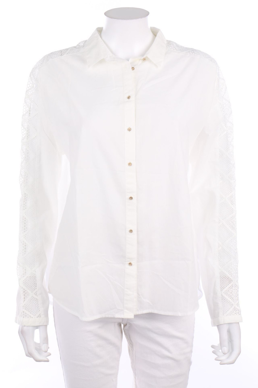 BETTY & CO - Bluse mit Spitzen-Einsatz - D 38