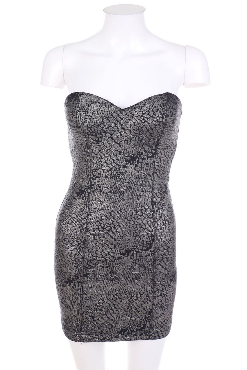 Ohne Label - Party-Kleid mit Glitzer - D 34