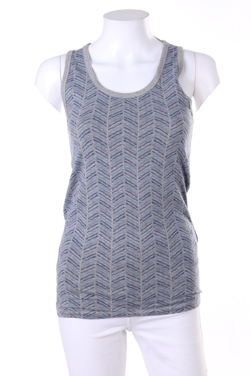 PEOPLE WEAR ORGANIC - Tanktop mit Zickzack-Muster - M