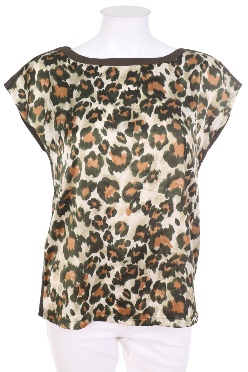 MORE & MORE - Blusentop mit Animal-Print - D 36