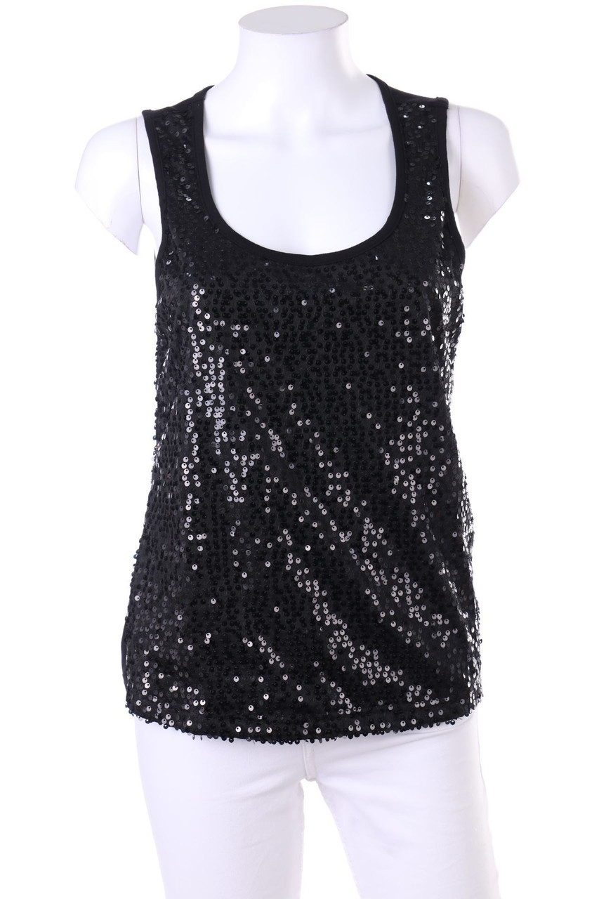 blue motion - Blusentop mit Pailletten - D 36-38