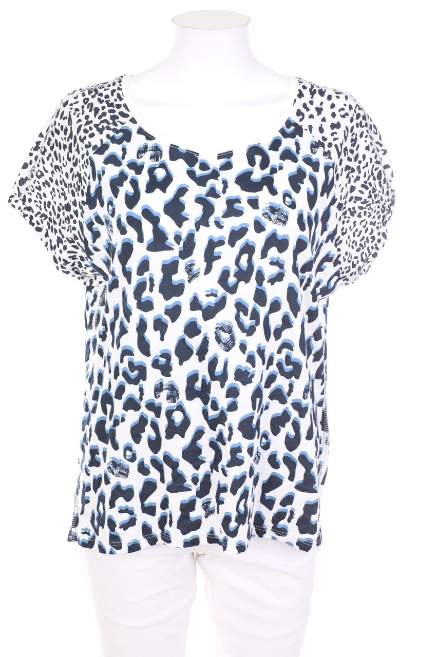 CECIL - Kurzarm-Shirt mit Animal-Print - M