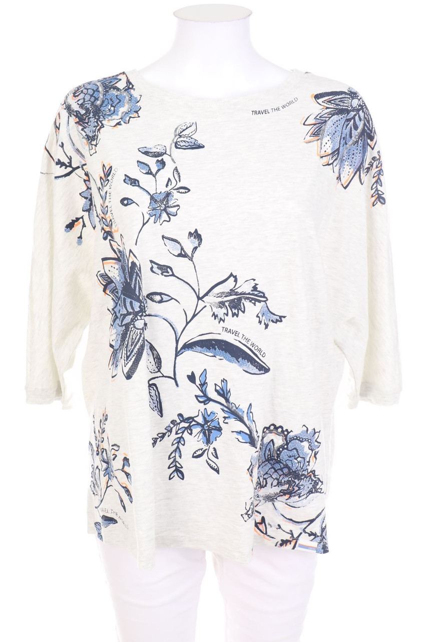 CECIL - Batwing-Shirt mit floralem Muster - M