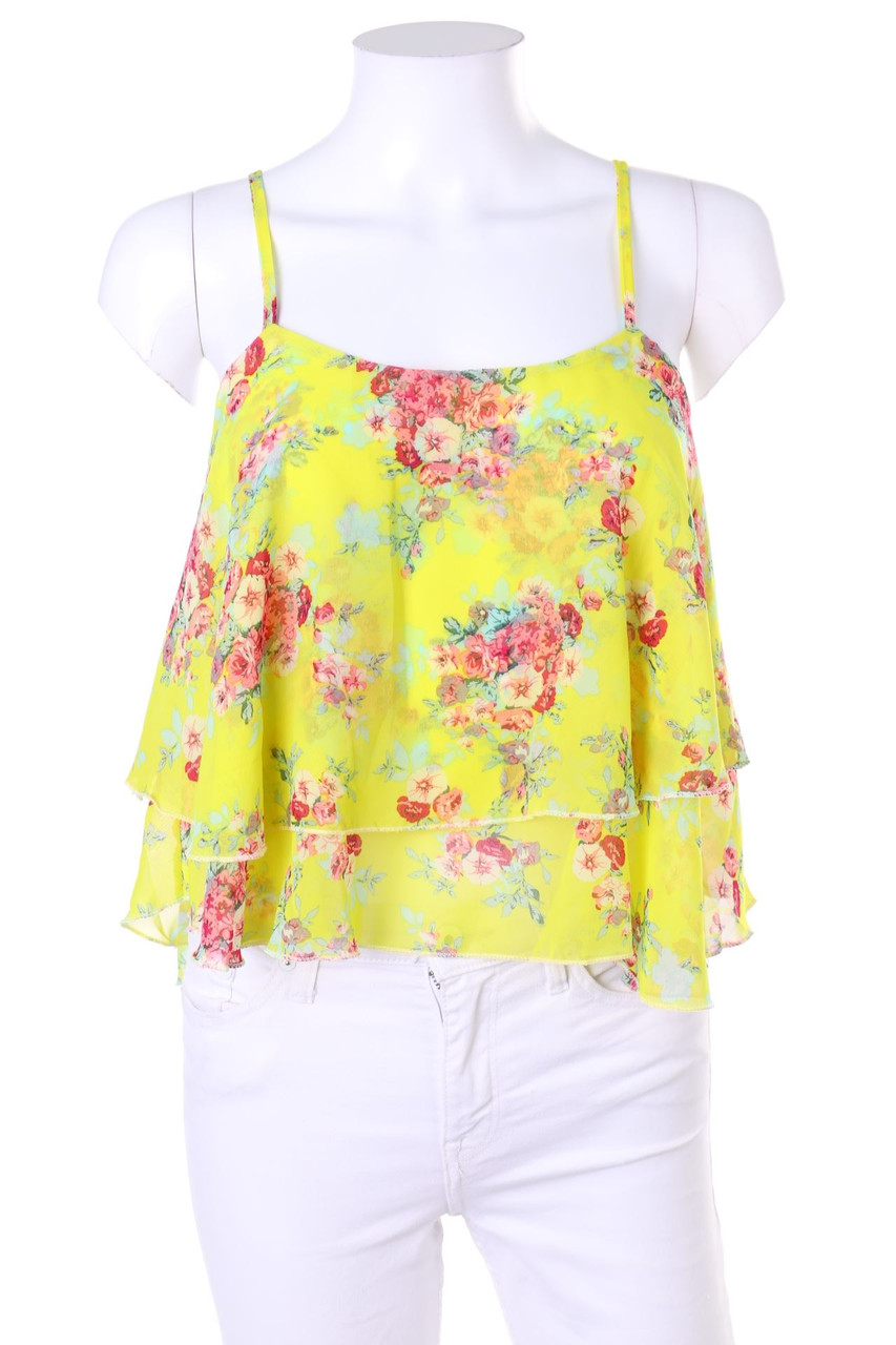 Ohne Label - Cropped-Top im Layer Look - L