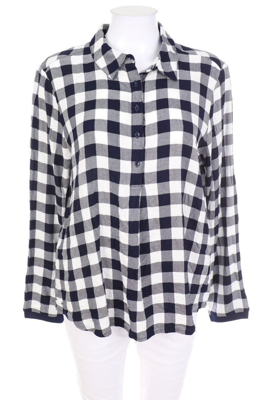 CECIL - Bluse mit Karo-Muster - M