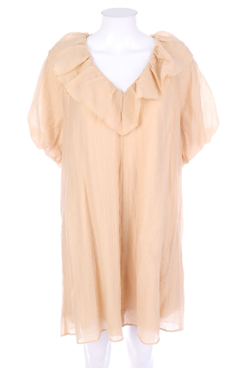 H&M - Oversize-Kleid mit Volants mit Puffärmeln - S