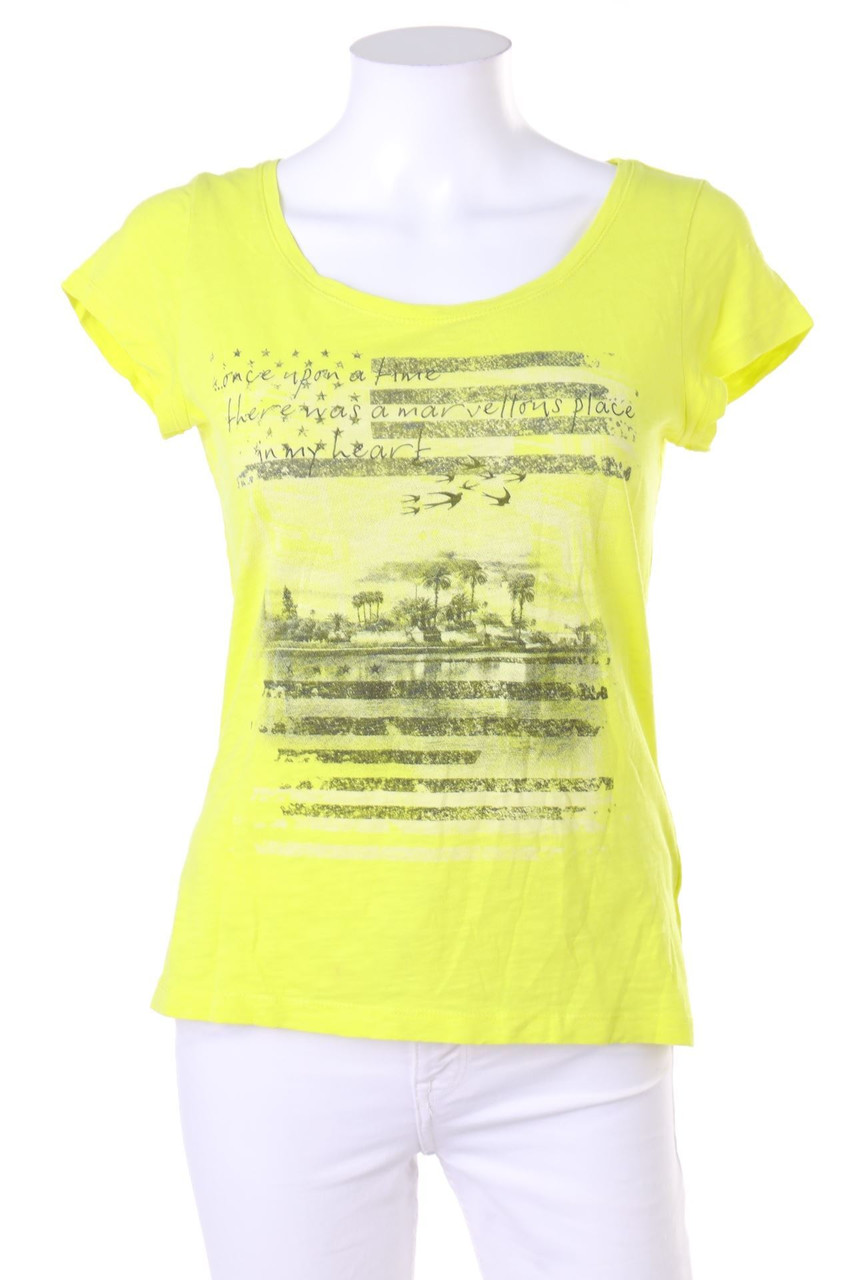 s.Oliver - Kurzarm-Shirt mit Print - D 34
