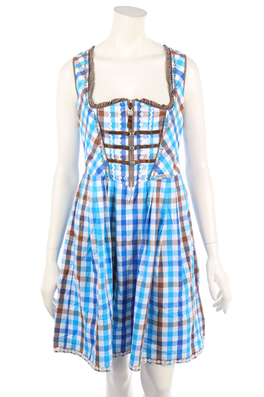 Spieth & Wensky - Dirndl mit Karo-Muster - D 38