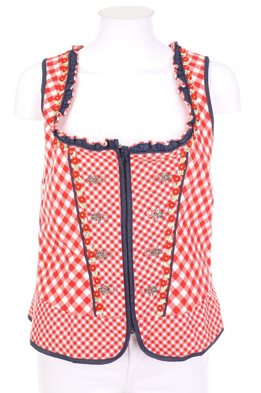ALPIN - Dirndl-Top mit Stickereien - D 40