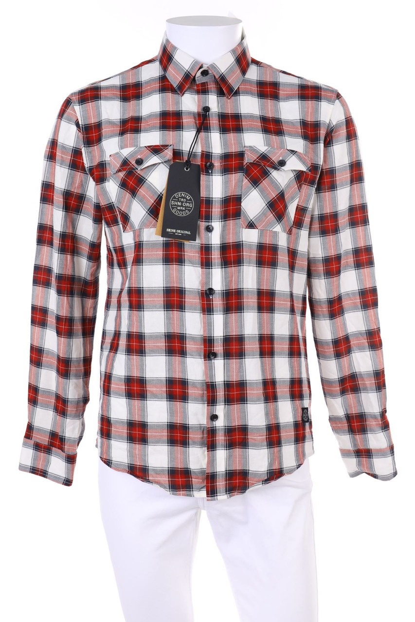 SHINE ORIGINAL - kariertes Hemd - M