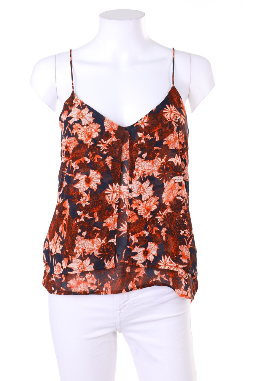 H&M - Top mit Blumen-Print - D 34
