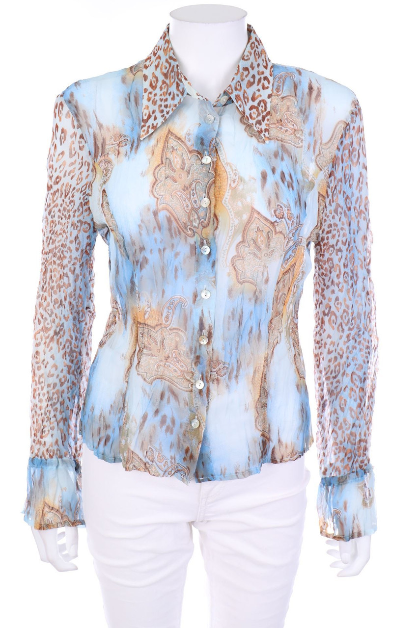 MADELEINE - Hemd-Bluse mit Print - D 36