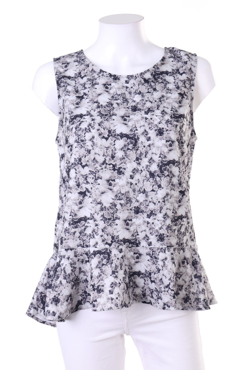 H&M - Blusentop mit Blumen-Print - M