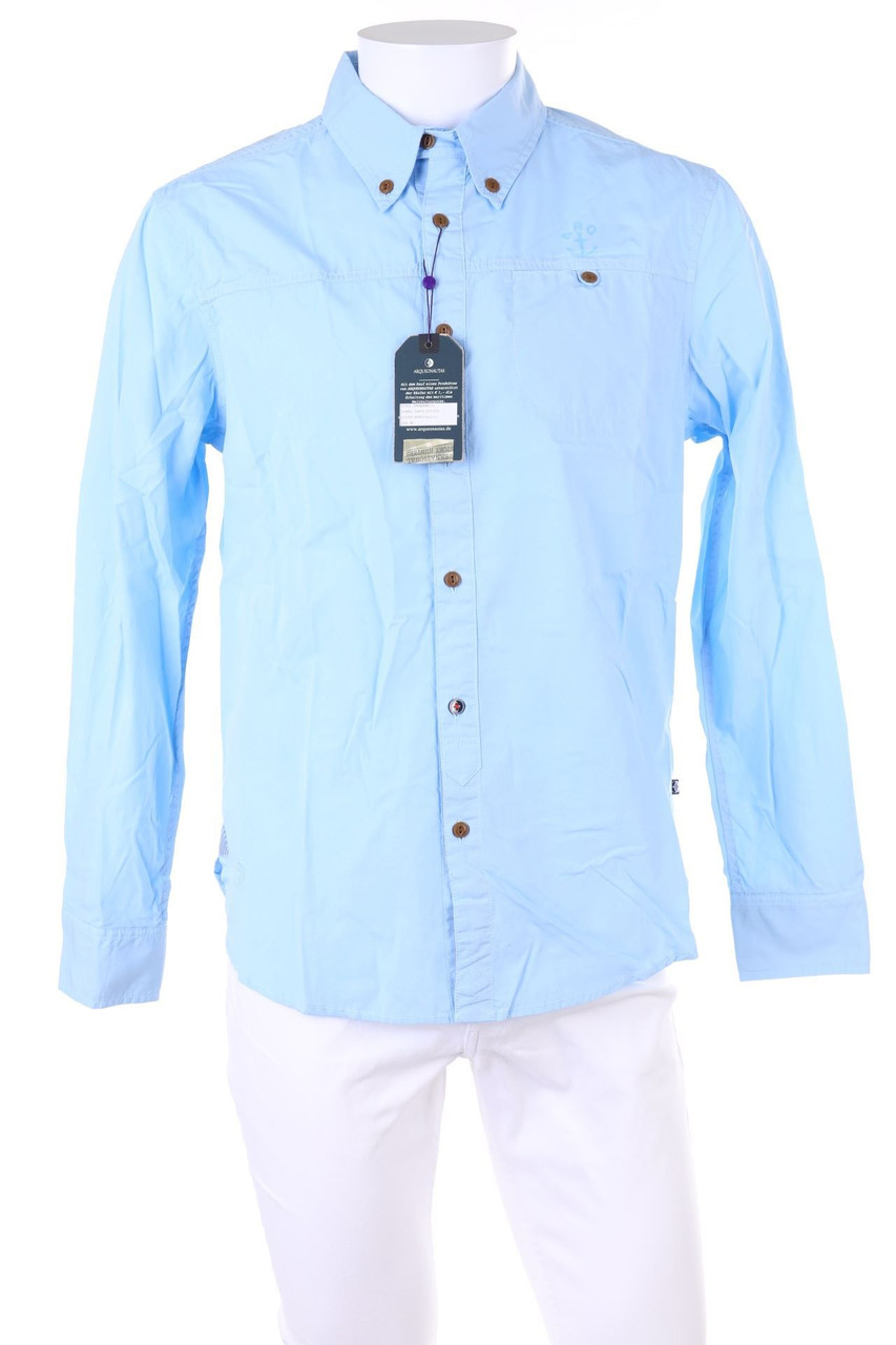 ARQUEONAUTAS - Button-down-Hemd mit Logo-Badge - M