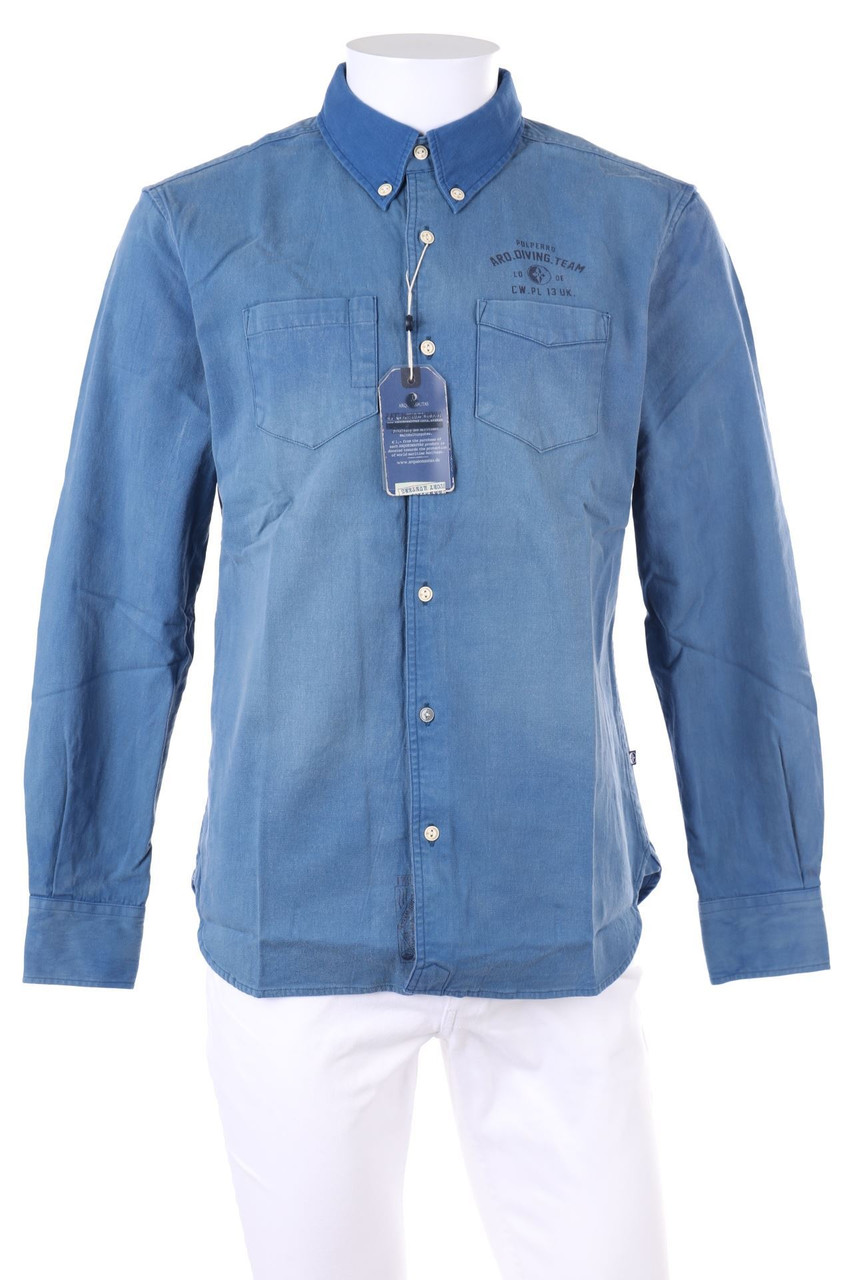 ARQUEONAUTAS - Button-down-Hemd mit aufgesetzten Taschen - M