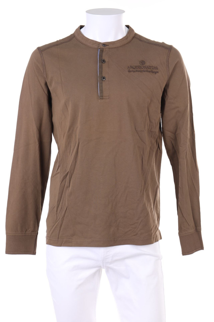 ARQUEONAUTAS - Longsleeve-Shirt mit Logo-Stickerei - M
