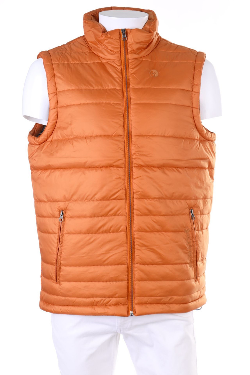 ARQUEONAUTAS - wattierte Weste mit Logo-Stickerei - M