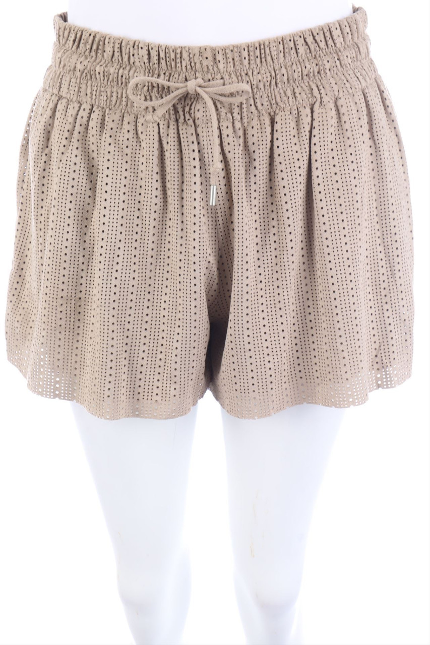 ZARA TRF - Faux Leather-Shorts - S