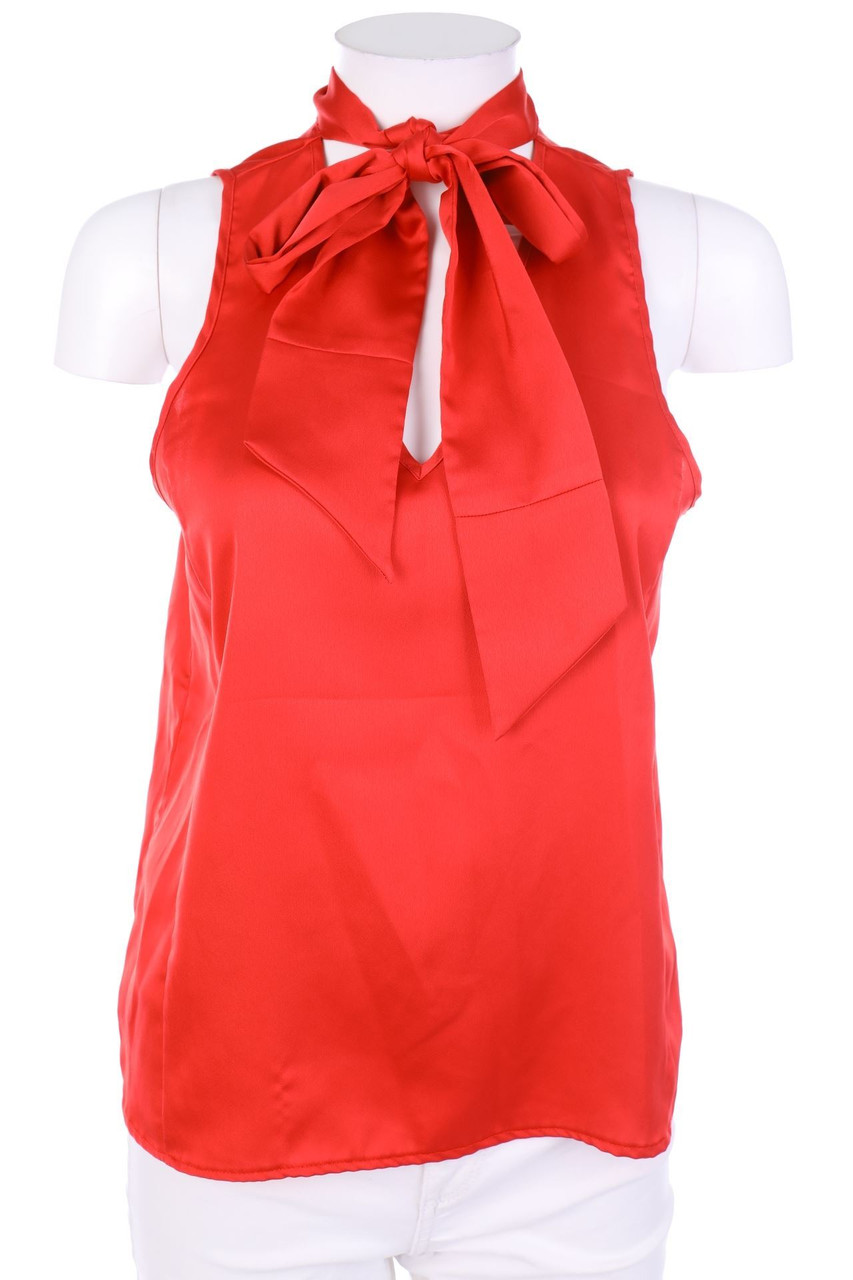 get it on - Schluppen-Bluse aus Satin - D 36