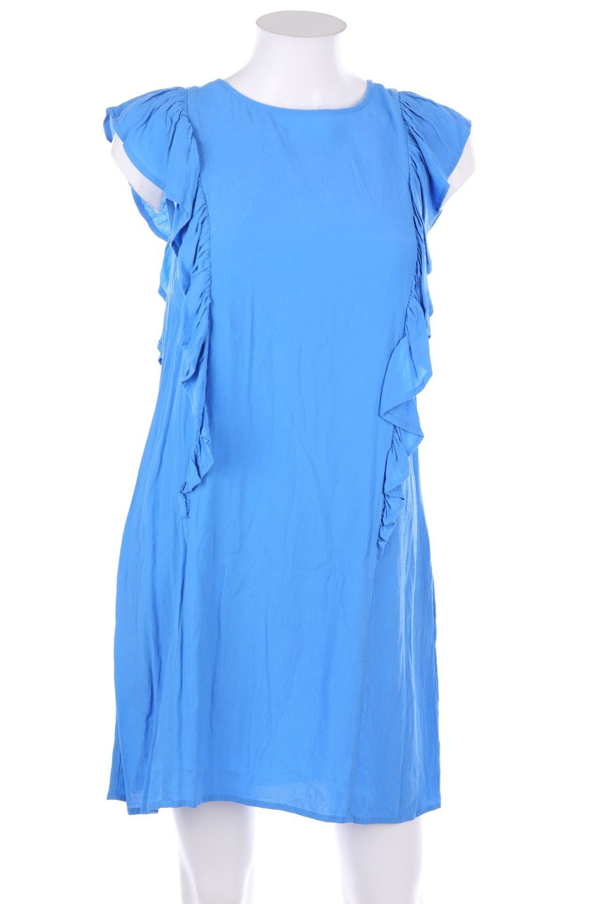 Ohne Label - Minikleid mit Volants - D 38