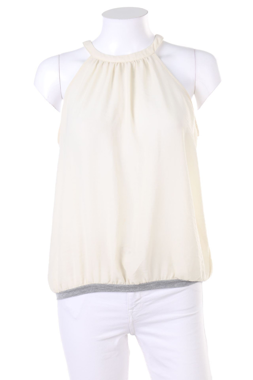 ZARA - Blusentop mit Keyhole - XS