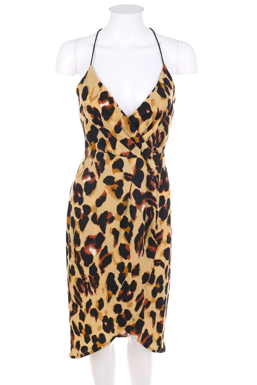qed london - Cocktailkleid mit Animal-Print - D 34