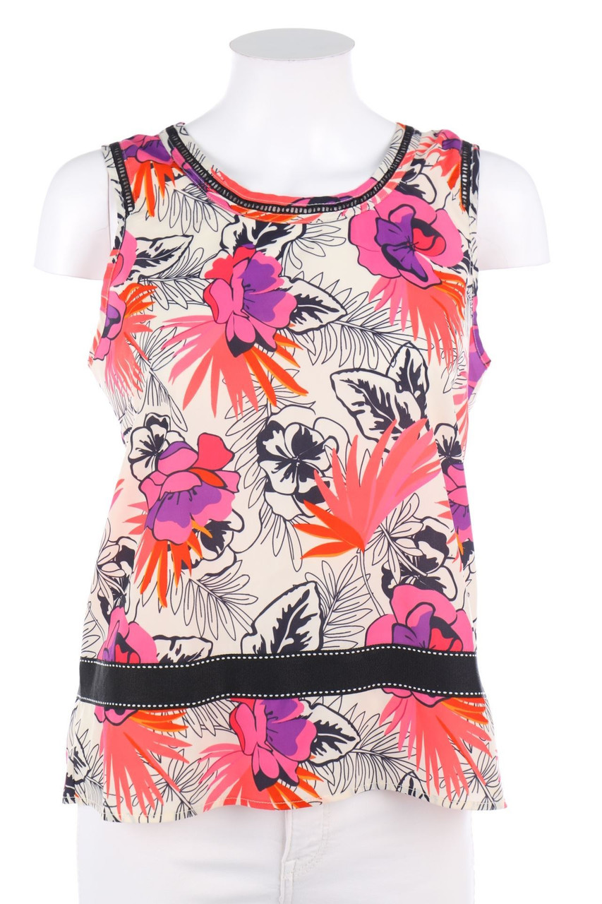 Little Miss Captain - Top mit Blumen-Print - S