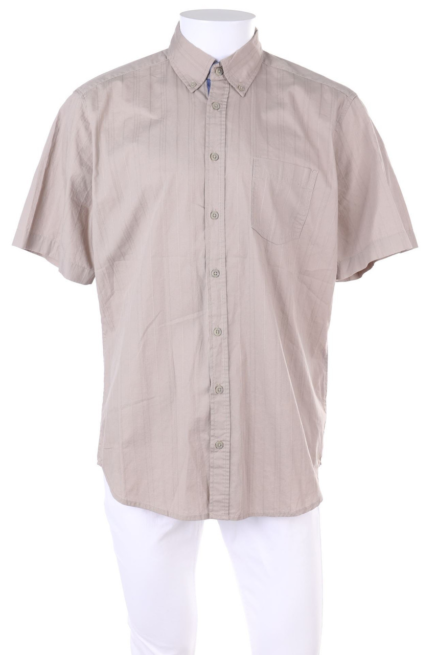 CANDA by C&A - Kurzarm-Hemd mit Button-down-Kragen - M