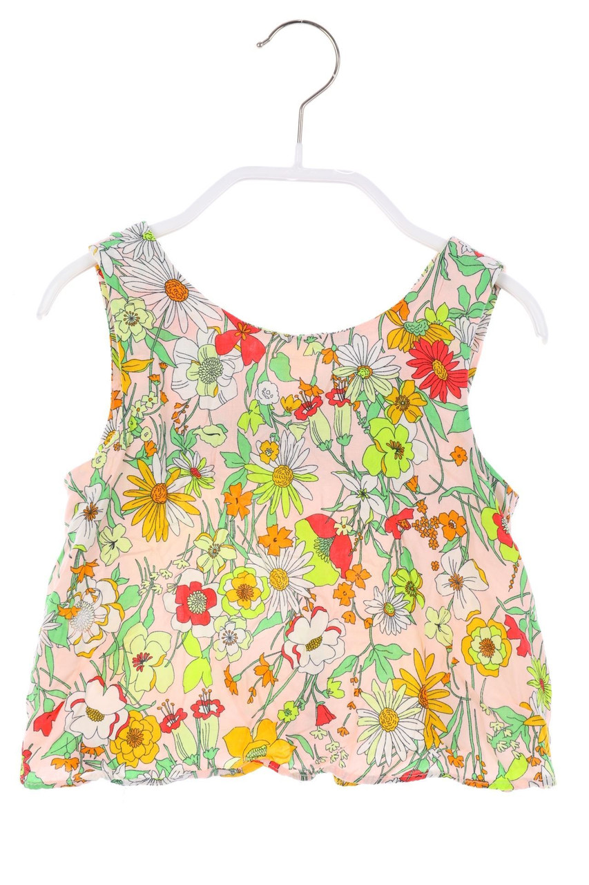 ZARA - Print-Bluse mit Cut-out - 110