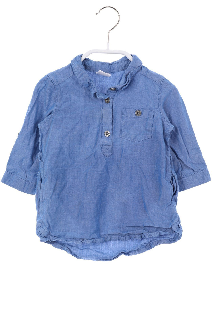 H&M - Bluse mit Krempel-Ärmeln - 68