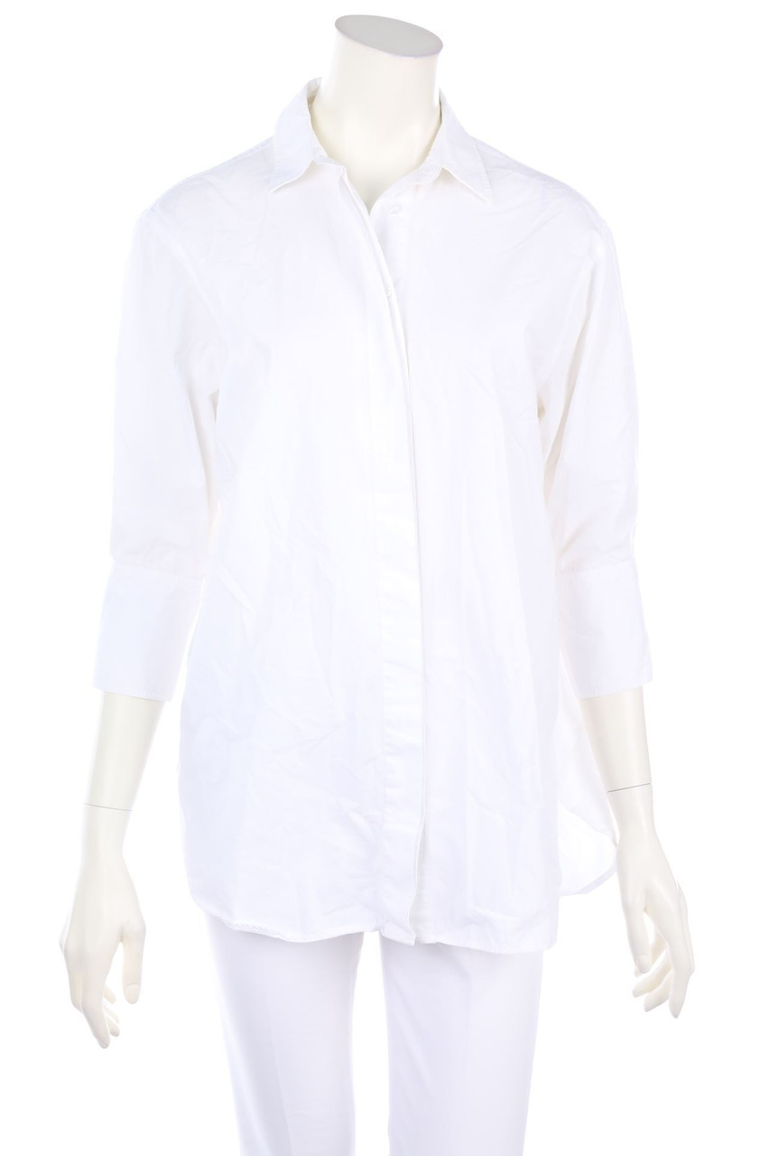 Maison 123 - Oversize-Hemd-Bluse mit 3/4-Ärmel - S